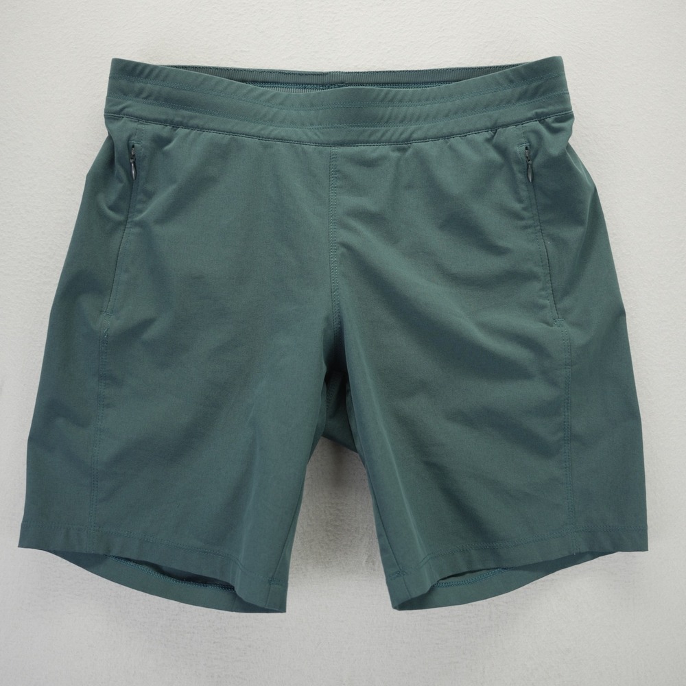 Kuhl Freeflex Active Performance Shorts Blue Size Small Zipper Pockets Hiking